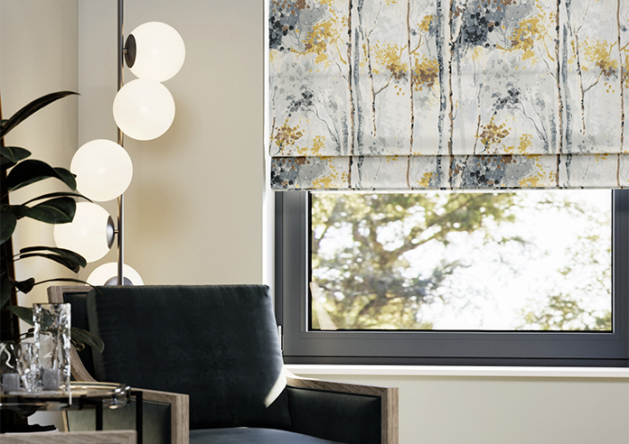 Silver Birch, Shadow - Roman Blind - Image 5
